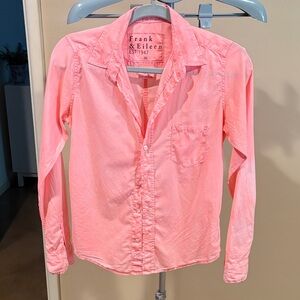 Frank & Eileen Bright Pink Button Down Shirt